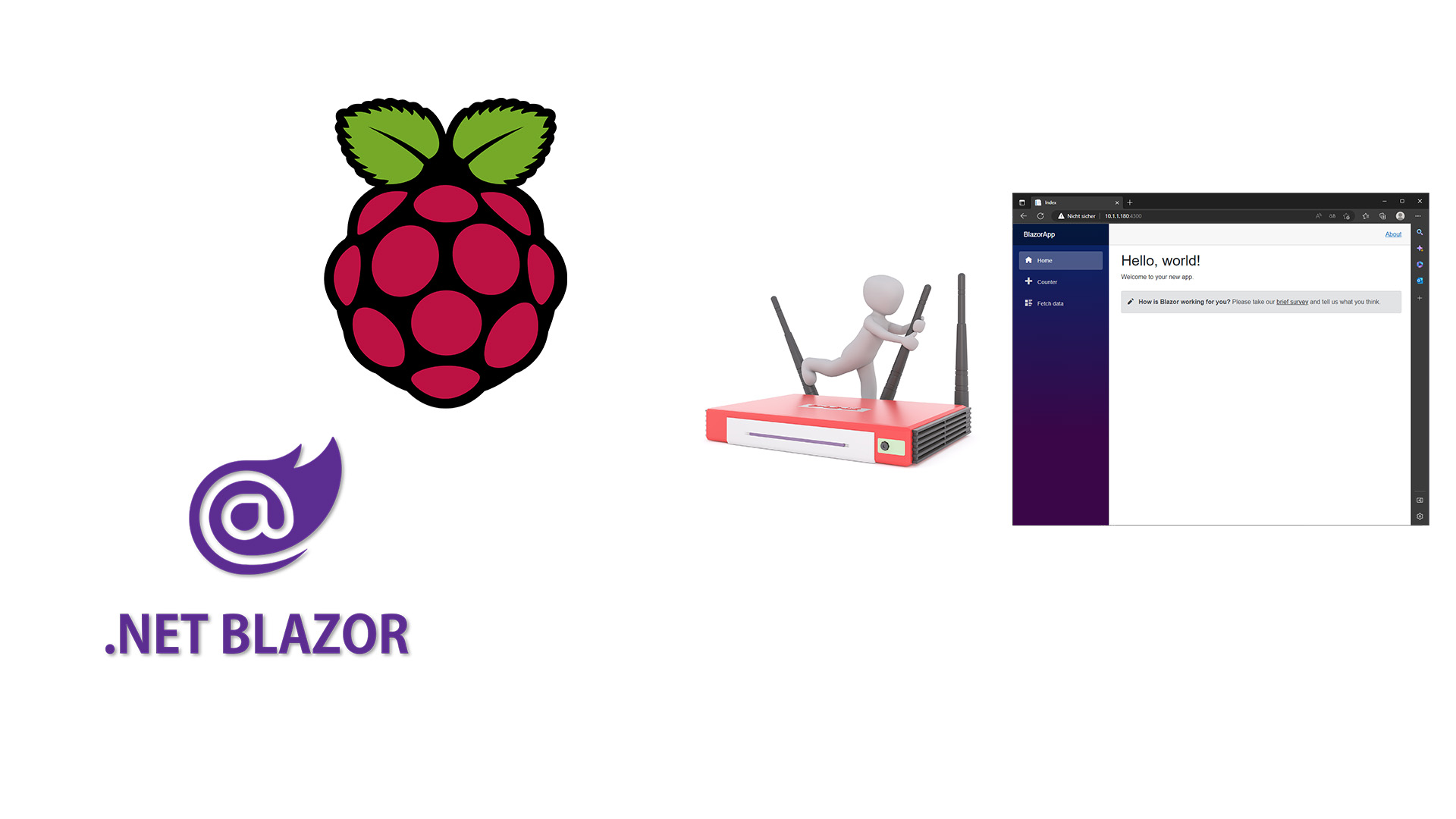 Read more about the article .NET Blazor auf dem Raspberry Pi ausführen und aus dem Netzwerk aufrufen